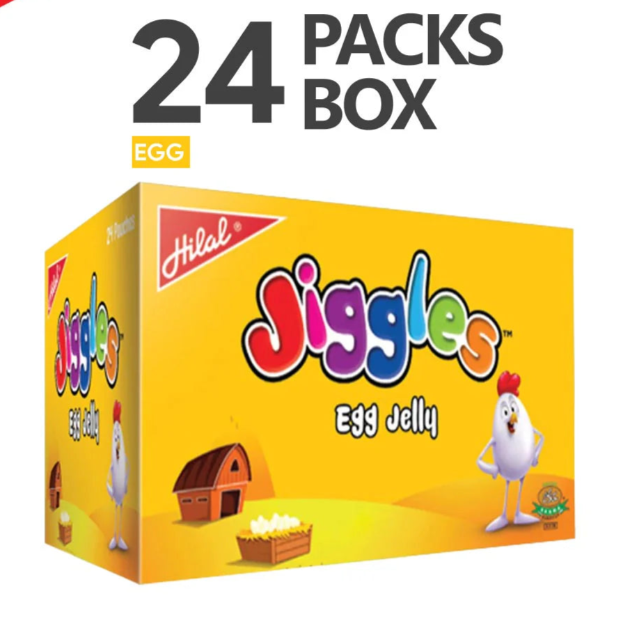 Hilal Jiggles Egg Jelly – Sweet Mango Flavored (24-Packs)