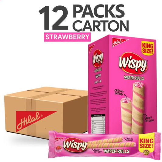 Hilal Wispy Strawberry Wafer Rolls