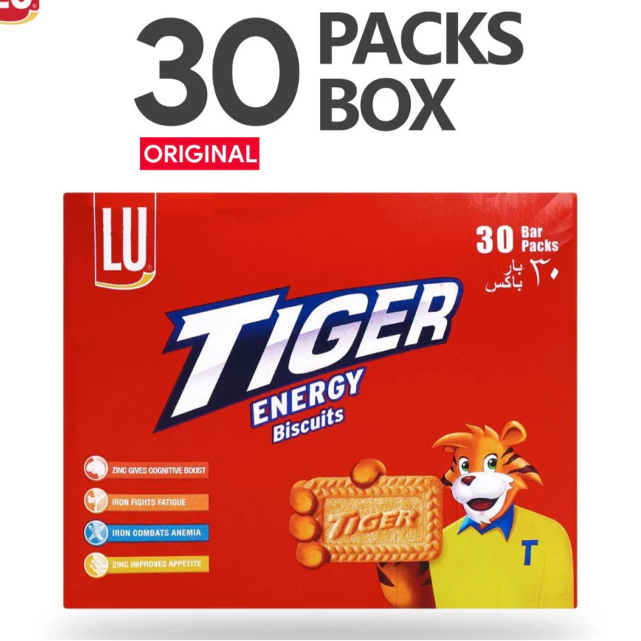 LU | Original Tiger Energy Biscuits (30-Packs)