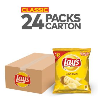 Lay’s – Classic – (Rs 30) – 24 Pack Carton