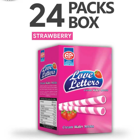AP Love Letter Strawberry Double Stick Wafer Rolls