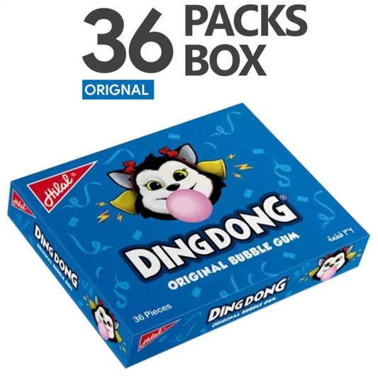 Hilal Ding Dong Bubble Gum (36-Packs Box)