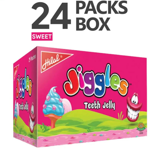 Hilal Jiggles Teeth Jelly – Funny Teeth-Shaped (24-Packs)