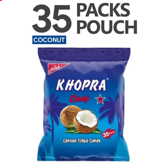 Hilal Khopra Candy – Coconut Flavor (35 Pieces Bag)