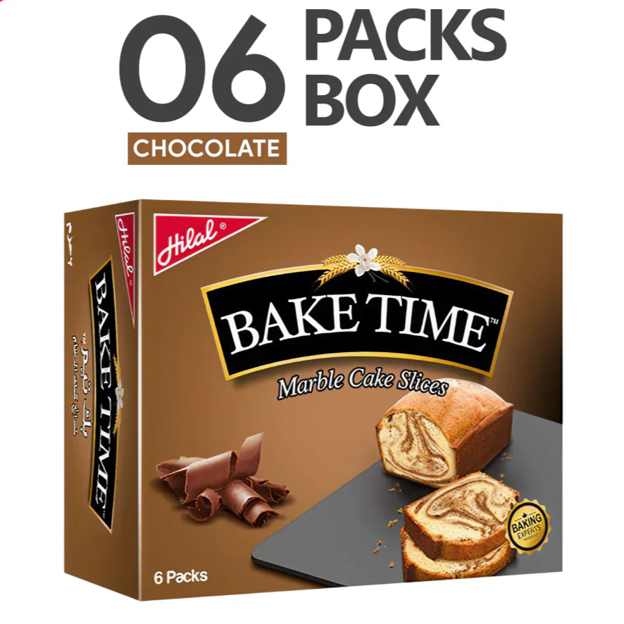 Hilal | Bake Time Marble Cake Slices – 6 Packs