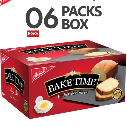 Hilal | Bake Time Plain Cake Slices – 6 Packs