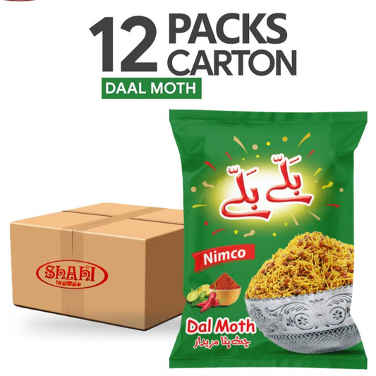 Shahi Ballay Ballay Dal Moth – Chatpata Flavor | Spicy & Tangy (Large, 12-Packs)