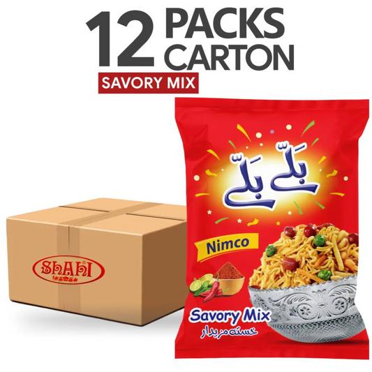 Shahi Ballay Ballay Savory Mix | Crunchy & Flavorful Snack (Large, 12-Packs)